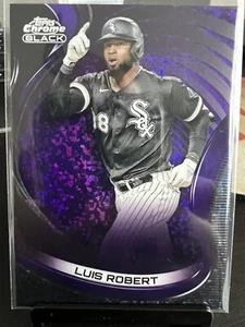 LUIS ROBERT 2022 Topps CHROME BLACK PURPLE MINI-DIAMOND REFRACTOR 007/150 - Picture 1 of 2