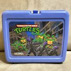 Teenage Mutant Ninja Turtles Lunchbox Niebieski TMNT 1989 Vintage Szkoła dla dzieci lata 80. 90.