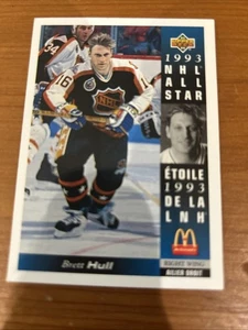 Brett Hull          #Mcd 07  - Uppercut Deck     1993/94-  Carte de hockey - Picture 1 of 2