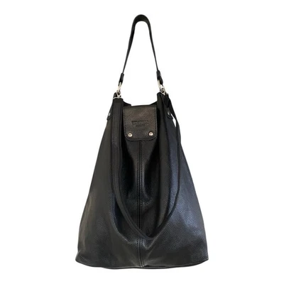 VERA PELLE MADE IN ITALY XXL Leder Shopper Schwarz Neu Tasche Ledertasche Schultertasche Vollleder Top!