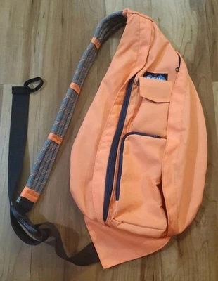 Bolso Bandolera KAVU Cuerda Naranja Mochila Exterior Senderismo Hombro Viaje Foto 1 de 4