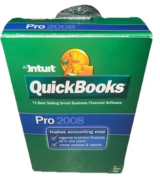 INTUIT QUICKBOOKS PRO 2008 FOR WINDOWS FULL RETAIL US VERSION =LIFETIME LICENSE= - Image 1 of 4