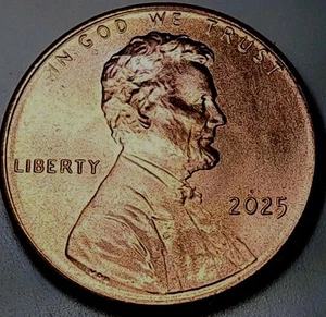 Centavo Lincoln Union Shield 2025 P BU 1C elección gema roja sin circular - Imagen 1 de 2
