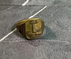 1933 Chicago World's Fair RING Hall of Science A Century of Progress - Picture 1 of 7