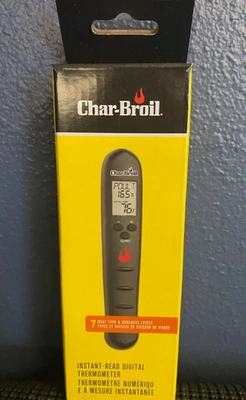 Char-Broil Instant-Read Digital Thermometer-7 Meat Type & Doneness Levels - Image 1 of 2