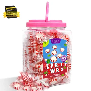 Bulk Starlight Mints - Peppermint Hard Candy, Individually Wrapped. 170 Pieces 1 - Picture 1 of 8