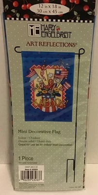 Новый Mary Engelbreit «Kaboom» мини декоративный сад флаг - Изображение 1 из 4