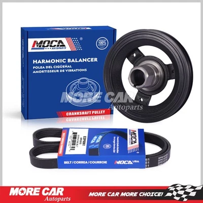 Cinturón serpentino equilibrador armónico para Chevrolet Cobalt HHR Pontiac G5 Saturn L4 Foto 1 de 4