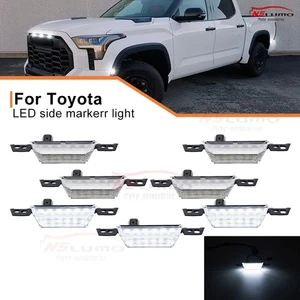 LED front grille light side marker light For Toyota Tundra Sequoia 2022+ white - Picture 1 of 8