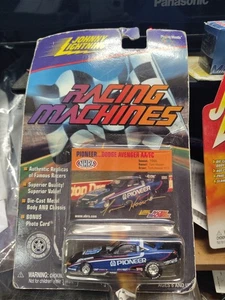 Johnny Lightning Racing Machines Blue Pioneer Dodge Avenger AA/Funny Car - Imagen 1 de 3