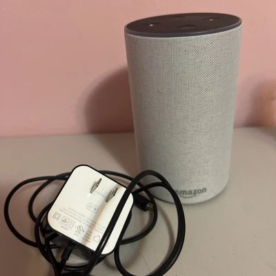 Amazon Echo 2nd Gen Alexa Home Smart Speaker Bluetooth PS73BR Tested With Cord - Image 1 of 4