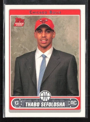 2006-07 Topps #257 Thabo Sefolosha Chicago Bulls (R) - Image 1 of 2