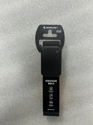 Cinturón de tela ajustable Groove Life con hebilla magnética - negro Foto 1 de 2