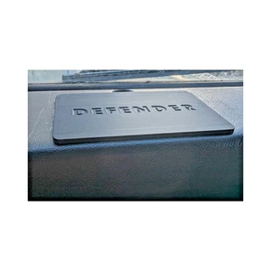 Land Rover Defender Aschenbecher Ersatz schwarz Abdeckung - geprägtes Logo - Bild 1 von 12