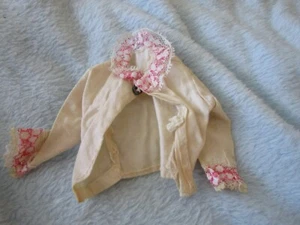 Barbie Blouse / Top with White and Pink Lace Accents - Picture 1 of 2