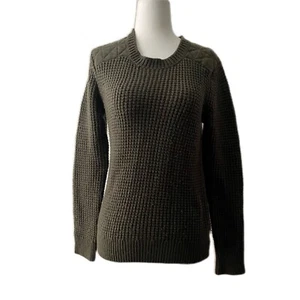 Sandro Pullover Rundhals Wollmischung Waldgrün - Bild 1 von 7