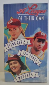 A League of Their Own -, Geena Davis, Tom Hanks , Madonna  Vintage VHS Movie - Picture 1 of 3