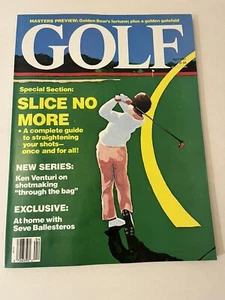 GOLF MAGAZINE APRIL 1987 14150 VOL. 29 No. 4 SLICE NO MORE KEN VENTURI - Picture 1 of 14