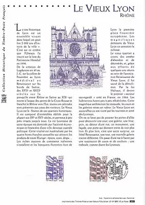 Document Philatélique 1er Jour : 26 2001 - Le Vieux Lyon Rhône - Picture 1 of 1
