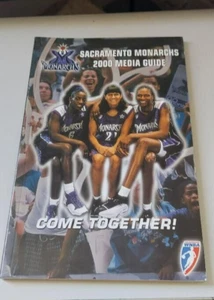 WNBA Sacramento Monarchs 2000 Used Media Guide Basketball 130 Pages Vintage OOP - Bild 1 von 2