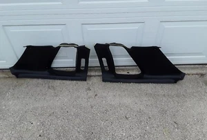 73-77 PONTIAC GRAND PRIX BLACK REAR PANELS 1974 1975 1976 1977 INTERIOR UPPERS - Picture 1 of 4