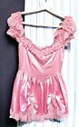 CURRENT MOOD Size Small??Dolls Kill GORGEOUS Pink Satin Ruffle Dress.  New