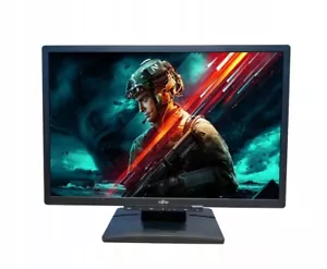 FUIJITSU E22W-6 22" WIDESCREEN VESA MOUNT VGA & DVI MONITOR DISPLAY / NO STAND - Picture 1 of 4