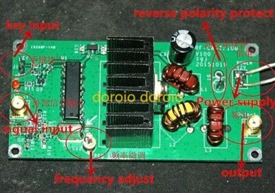 Kits transmisores telegráficos QRP 10W radio HF SW CW montados amplificador de potencia HF Foto 1 de 4