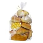 100 Pcs Bread Bags With Ties - 8" X 18" Clear Gusseted Bread Bags For Homemad...