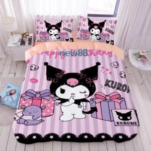Cotton Four Piece Set Quilt Cover Sheet Melody Cartoon Three Piece Set For Girl - Picture 1 of 2