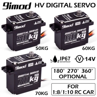 High Torque Servo 50kg 60kg Brushless HV für 1/8 1/10 RC Car Buggy Auto Robot - Bild 1 von 4