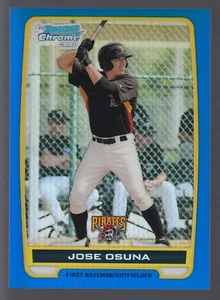 2012 Bowman Chrome Blue Refractor Parallel #BCP21 Jose Osuna RC 59/250 Pirates - Picture 1 of 2