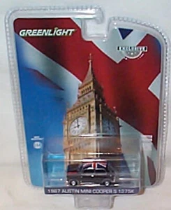 1967 Austin Mini Cooper S 1275K schwarz Union Jack Dach 1/64 Greenlight 51629 - Bild 1 von 2