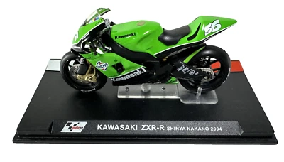 MODELLINO MOTO DIECAST  KAWASAKI ZXR-R SHINYA NAKANO 2004 1/24 - Immagine 1 di 4