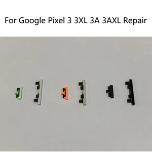 For Google Pixel 3 3XL 3A 3AXL Repair Power On/Off Volume Side Button Key Set - Picture 1 of 17