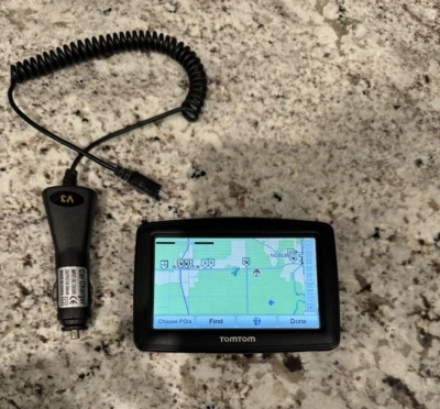 TomTom XL Sat Nav 4ET03 黑色 - 无支架 已测试 — 第 1/4 张图片