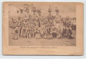 Guinea Equatoriale - SAN CARLOS Fernando Poo - Bubi pescatori nativi - Publ. Thom - Foto 1 di 2