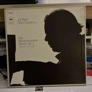 BACH- DAS WOHLTEMPERIERTE KLAVIER 2PRÄLUDIEN UND FUGEN 4 LP BOX GLENN GOULD 437f - Bild 1 von 4
