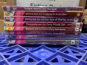 My Little Pony Series: Books 1-8 by Orchard:Part set of 8 Children Fiction Books - Imagen 1 de 1