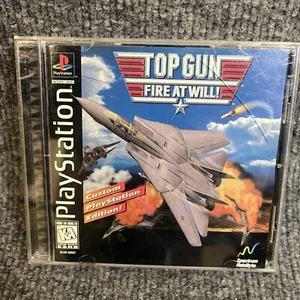 Top Gun: ¡Fuego a voluntad! Sony PlayStation 1 PS1, Videojuego CIB con Manual - Imagen 1 de 4