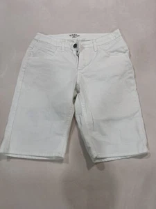 Counterparts Bermuda Shorts Size 8 White Cotton Blend 4 Pockets - Picture 1 of 15