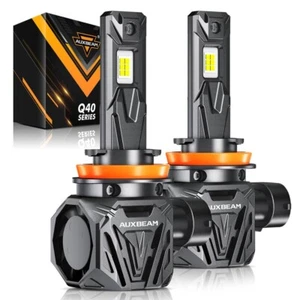 AUXBEAM Q40 Series Ultra-High Brightness 30000LM 120W LED Headlight Bulbs 6500K - Picture 1 of 15