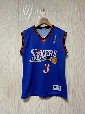 CAMISETA DE BALONCESTO DE LOS FILADELFIA 76ERS CAMPEÓN talla XS HOMBRE #3 IVERSON Foto 1 de 4