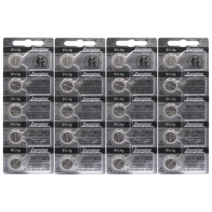 20 Energizer 357 SR44SW SR44W SILVER OXIDE BATTERY EPX76 A76 - Picture 1 of 3