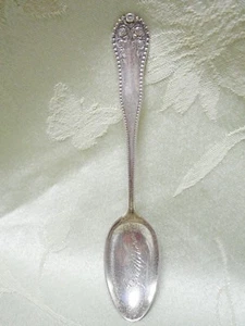 Gorham Lancaster Rose Sterling Silver Souvenir Spoon BATTLEBORO - Picture 1 of 5