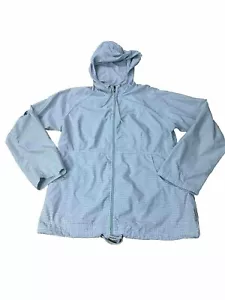 Exofficio W’s Small Full-Zip Lightweight Hoodie Windbreaker Jacket Check - Picture 1 of 17