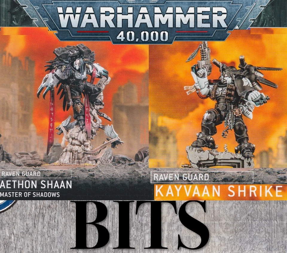 Warhammer 40K Marine Raven Guard AETHON SHAAN KAYVAAN SHRIKE ACTUALIZACIÓN BITS Foto 1 de 1
