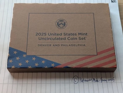 2025 Uncirculated Coin Set US Mint - Sealed, in Box - Free Shipping - 25RJ - Image 1 of 2