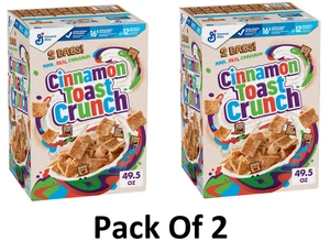 Zimt Toast Crunch Müsli, 49,5 Unzen 2 Stück schneller Versand - Bild 1 von 5