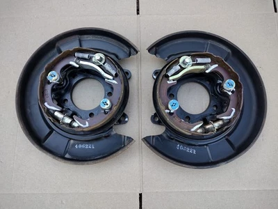 02-06 Toyota Camry 04-08 Solara Rear Disc Brake Backing Plates OEM - Image 1 of 4